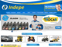 Tablet Screenshot of indepenet.com.br